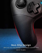 
                        
                          画像をギャラリービューアに読み込む, Wireless Switch Controller for Console Pro Gamepad with Joystick [2021 New] Non-Slip Ergonomic Design, Black - JOY2ESpree
                        
                      