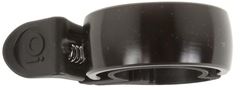 Knog Oi Bike Bell - Original & Luxe Styles, Built in Cable-Clip, Adult/Youth Bicycle Bell (Black, Copper, Brass, Aluminum)