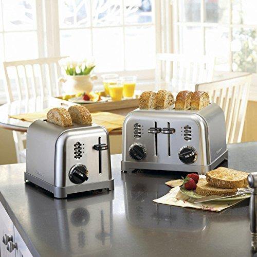 Cuisinart CPT-180P1 Metal Classic 4-Slice toaster, Brushed Stainless - JOY2ESpree