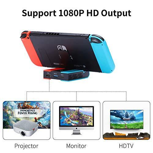 NADESSA Switch Dock, Replacement for Nintendo Switch Docking Station - JOY2ESpree