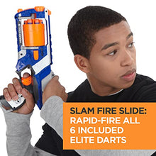 
                        
                          Muat gambar ke penampil Galeri, Nerf N Strike Elite Strongarm Toy Blaster With Rotating Barrel, Slam Fire, And 6 Official Nerf Elite Darts For Kids, Teens, And Adults(Amazon Exclusive)
                        
                      