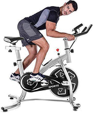 
                        
                          將圖片載入圖庫檢視器 DKLGG Indoor Cycling Bike Stationary with Monitor Belt Drive Exercise Bike with 22lbs Flywheel (Silver+Black) (Black) - JOY2ESpree
                        
                      