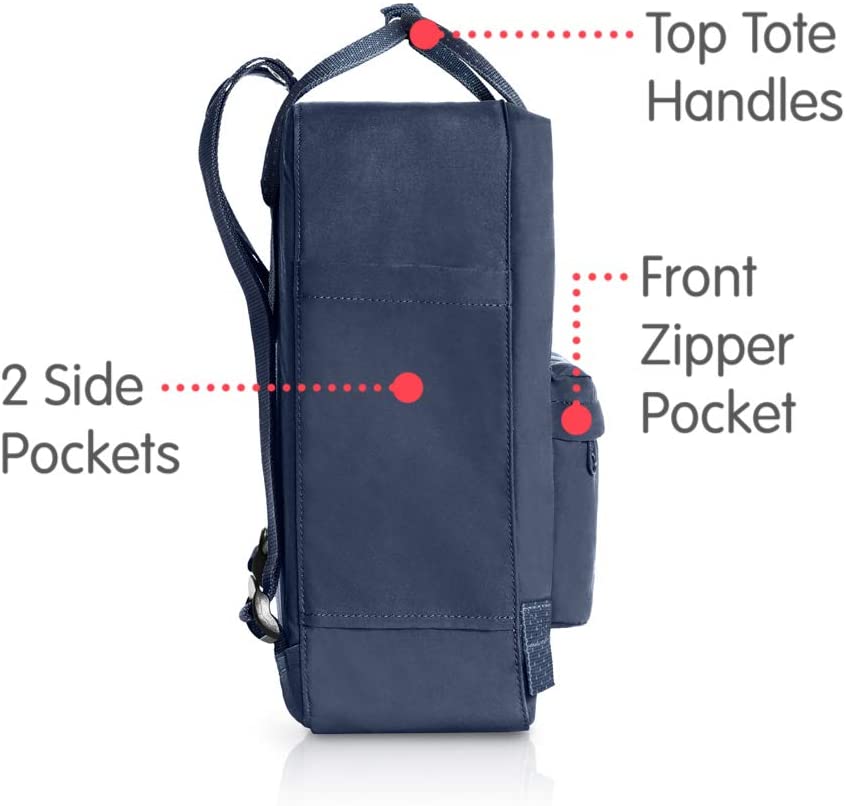 Fjallraven, Kanken Classic Backpack for Everyday, Ox Red