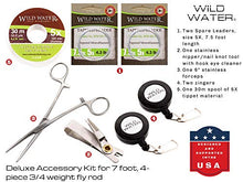 
                        
                          Cargar imagen en el visor de la galería, Wild Water Fly Fishing 7 Foot, 4-Piece, 3/4 Weight Fly Rod Deluxe Complete Fly Fishing Rod and Reel Combo Starter Package
                        
                      
