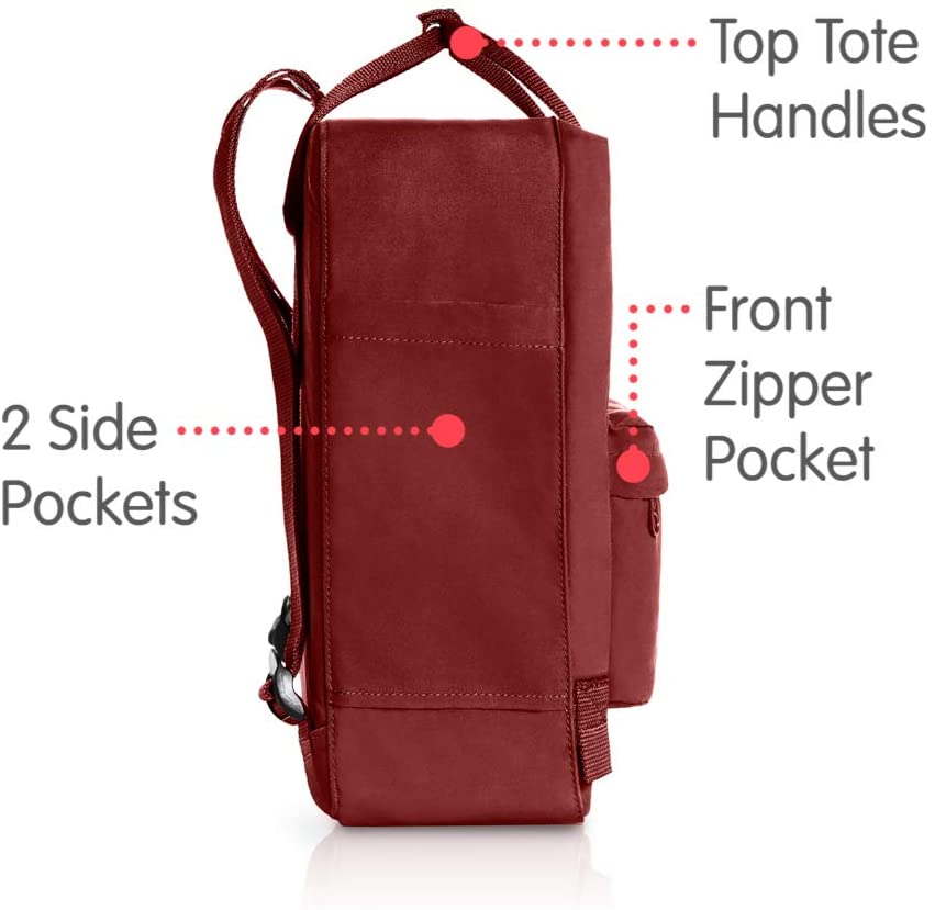 Fjallraven, Kanken Classic Backpack for Everyday, Ox Red