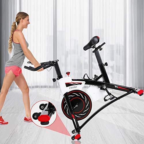 Exercise Bike, CHAOKE Indoor Cycling Bike, Stationary Bike Magnetic Resistance Whisper Quiet - JOY2ESpree