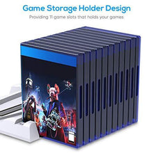 
                        
                          Load image into Gallery viewer, Vertical Stand with Cooling Fan for PS5 Console and Playstation 5 Digital Edition - JOY2ESpree
                        
                      