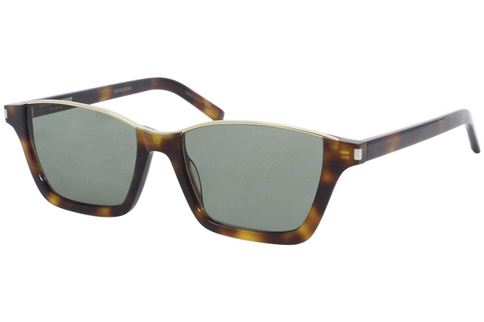 Saint Laurent SL365 001 Havana Dylan Rectangle Sunglasses Lens Category 2 Size
