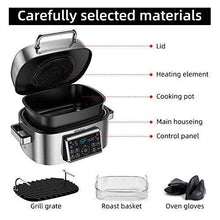
                        
                          將圖片載入圖庫檢視器 BBday 6.5 QT Air Fryer,10-in-1 Smokeless Indoor Electric Grill with Air Fryer,Roast,Bake and Dehydrate - JOY2ESpree
                        
                      