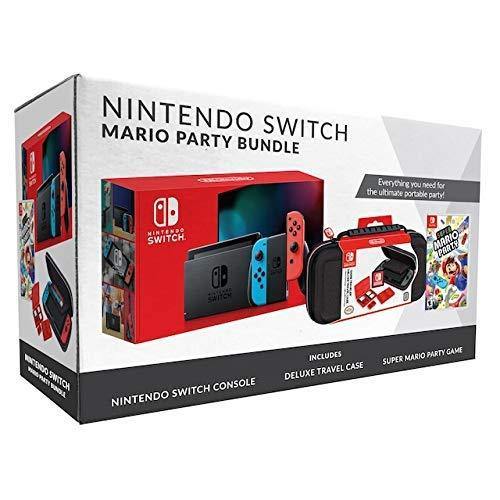 Nintendo Switch Bundle with Mario Party & Case - JOY2ESpree