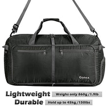 
                        
                          画像をギャラリービューアに読み込む, Gonex 150L Travel Duffel Bag Foldable Extra Large Duffle Bag XL Heavy Duty for Men Women for Luggage Shopping Gray
                        
                      