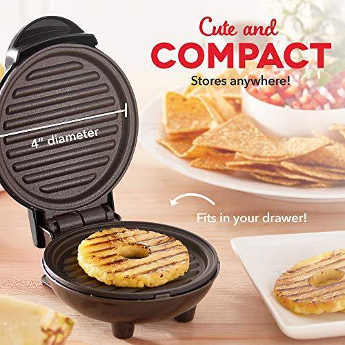 Dash Mini Maker Portable Grill Machine + Panini Press for Gourmet Burgers - JOY2ESpree