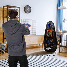 
                        
                          Load image into Gallery viewer, NERF Inflatable Target, 4’ Tall Practice Device – 3 Score Zones, Water Filled Base – Great for Outdoor &amp; Indoor Play
                        
                      