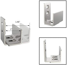 
                        
                          Load image into Gallery viewer, Homlux Heavy Duty Sliding Barn Door Floor Guide,Adjustable Roller,Wall Mount System,Flush Bottom Design,Floor and Door Panel Non-Damage(Floor Guide-3)
                        
                      