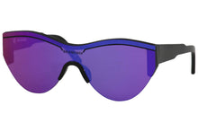
                        
                          画像をギャラリービューアに読み込む, Balenciaga BB0004S Sunglasses 002 Black/Pink Mirror(Double) Lens 99 mm
                        
                      