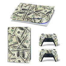 
                        
                          Load image into Gallery viewer, DOMILINA PS5 Skin Stickers, Full Body Vinyl Decal Cover for Playstation 5 Digital Edition Console &amp; Controllers - Dollar - JOY2ESpree
                        
                      