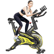 
                        
                          Cargar imagen en el visor de la galería, Pooboo Indoor Cycling Bike Belt Drive Exercise Bike Stationary with Comfortable Seat Cushion, Tablet Holder and LCD Monitor for Home Workout - JOY2ESpree
                        
                      