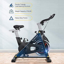 
                        
                          Muat gambar ke penampil Galeri, MaxKare Exercise Bike Stationary Indoor Cycling Bike with 35 LBS Flywheel Display Panel Belt Drive for Home Cardio Workout - JOY2ESpree
                        
                      