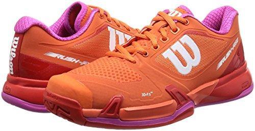 Wilson Rush Pro 2.5 Women's Tennis Shoe Orange/Red/Violet - JOY2ESpree