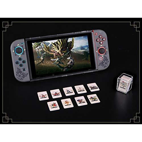 9 PCS Monster Hunter Rise Amiibo NFC Card Compatible Switch, Ailucat, Gark, Resentment Dragon Compatible with Switch/Switch Lite/New 3DS - JOY2ESpree