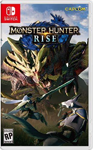 Nintendo Switch Lite (Yellow) Gaming Console Bundle with Monster Hunter Rise Game and Cleaning Cloth - JOY2ESpree