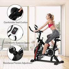 
                        
                          將圖片載入圖庫檢視器 HCB Exercise Bike Indoor Cycling Bike Stationary Bike with Adjustable Seat and Resistance, Comfortable Seat Cushion Cycle Bike for Home Cardio Workout - JOY2ESpree
                        
                      