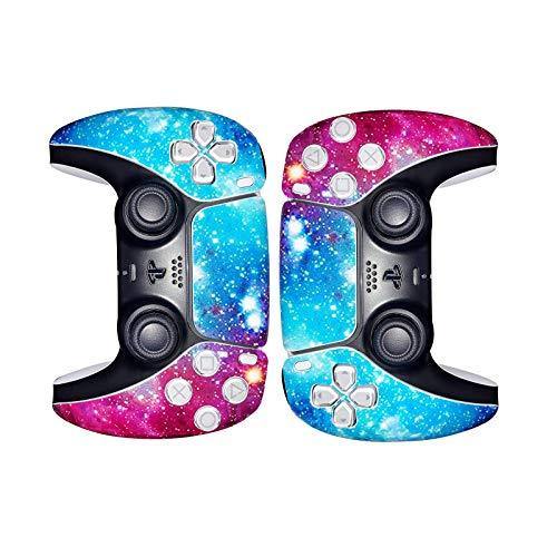 PS5 Console and Controller Skin Vinyl Sticker Decal Cover for PlayStation 5 Console and Controllers, Disk Edition -Starry Galaxy - JOY2ESpree
