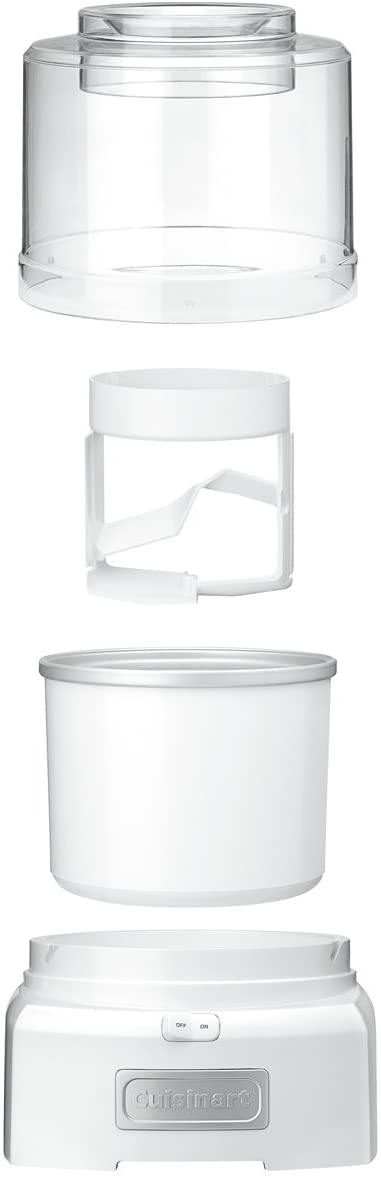 Cuisinart ICE21R Frozen Yogurt Automatic Ice Cream and Sorbet Maker,120 V, Thermoplastic, 1-1/2 qt, Red - JOY2ESpree