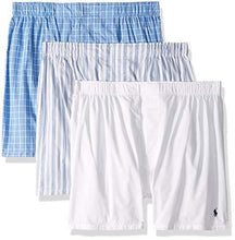 
                        
                          Cargar imagen en el visor de la galería, Polo Ralph Lauren Men's 3-Pack Classic Fit Packaged Woven Boxers
                        
                      