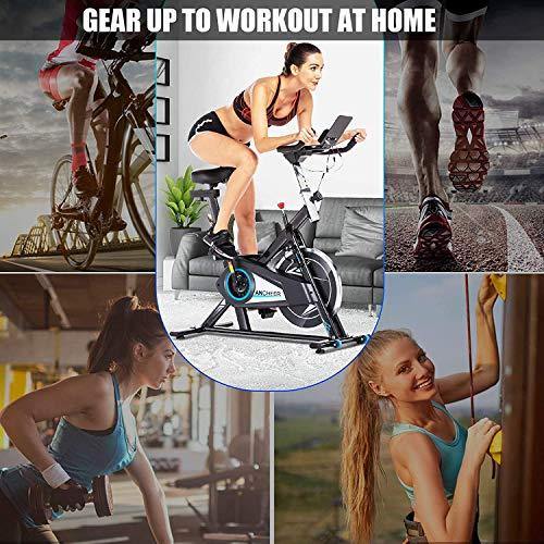 ANCHEER Exercise Bike with APP connection, 35LB Flywheel Max. - JOY2ESpree