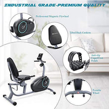 
                        
                          Cargar imagen en el visor de la galería, MARNUR Recumbent Exercise Bike Indoor Cycling Stationary Magnetic Home - JOY2ESpree
                        
                      
