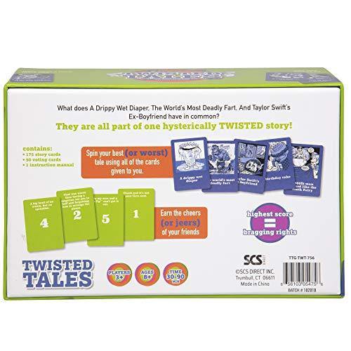 Twisted Tales - (175 Original Artwork Story Cards, 50 Voting Cards) The Story Telling Party Card Game That Will Leave You Twisted - JOY2ESpree