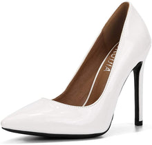 
                        
                          Muat gambar ke penampil Galeri, LIURUIJIA Womens Stiletto Pumps Pointed Toe High Heel Slip On Wedding Party Office Shoes 666
                        
                      