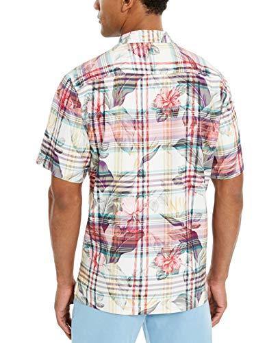 Tommy Bahama Huladays Plaid Silk Camp Shirt