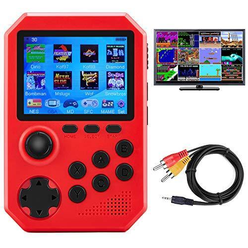Handheld Game Console with Joystick for Kids Adults, Retro Video Game Player w/ 800 Classic FC Games 3.0 inch Color Screen - JOY2ESpree