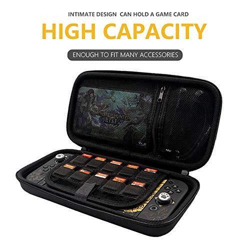 AIORVP Case For Nintendo Switch with Monster Hunter Rise,Carry Bag & Protective Case,Joystick Cap & Tempered Film,Switch Playstand & Card Case - JOY2ESpree