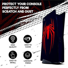 
                        
                          Load image into Gallery viewer, Ps5 skin "navy/red spider" protective wrap cover vinyl sticker decals - JOY2ESpree
                        
                      