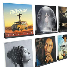 
                        
                          गैलरी व्यूवर में इमेज लोड करें, NIUBEE Black Vinyl Record Shelf Wall Mount 6 Pack - JOY2ESpree
                        
                      