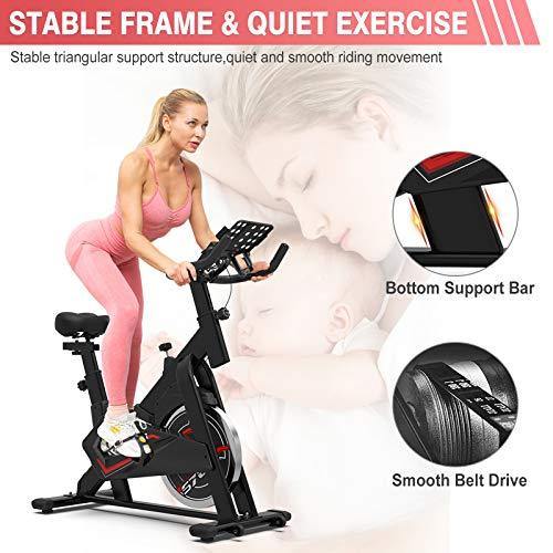 LABODI Exercise Bike, Stationary Indoor Cycling Bike, Cycle Bike for Home Cardio Gym - JOY2ESpree