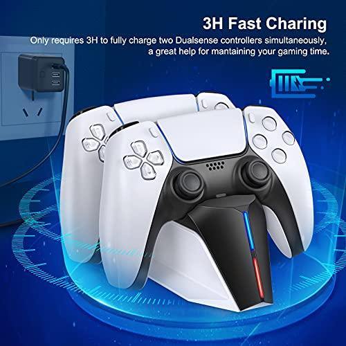 BEBONCOOL Charger for PS5 Charging Station, Patent-designed Fast for PS5 Controller Charger Station - JOY2ESpree