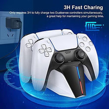 
                        
                          Load image into Gallery viewer, BEBONCOOL Charger for PS5 Charging Station, Patent-designed Fast for PS5 Controller Charger Station - JOY2ESpree
                        
                      
