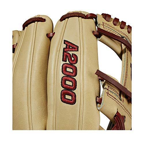 Wilson 2021 A2000 1787 (Infield) - Right Hand Throw,11.75",Blonde, Yellow, WBW1000891175, Large - JOY2ESpree