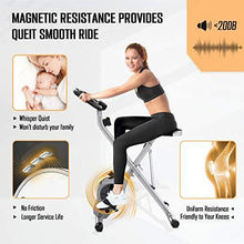 
                        
                          Cargar imagen en el visor de la galería, BCAN Folding Exercise Bike-Stationary Bike Foldable with Magnetic Resistance,Pulse Monitor and Comfortable Seat - JOY2ESpree
                        
                      