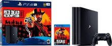 
                        
                          Cargar imagen en el visor de la galería, New Sony PlayStation 4 Pro 1TB Red Dead Redemption 2 Console Bundle with HDR Technology for 4K TV Gaming - Jet Black - JOY2ESpree
                        
                      