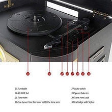 
                        
                          將圖片載入圖庫檢視器 Cassette Record Player,Phonographs DLITIME 3-Speed Vinyl Turntable Built-in Bluetooth 2x9W Speakers - JOY2ESpree
                        
                      