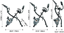 
                        
                          画像をギャラリービューアに読み込む, ATIVAFIT Indoor Cycling Bike Folding Magnetic Upright Bike Stationary Bike Recumbent Exercise Bike - JOY2ESpree
                        
                      