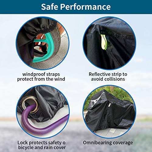 SUNFATT Bike Covers Outdoor Storage Waterproof,Bicycle Cover Waterproof Outdoor