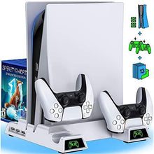 
                        
                          Cargar imagen en el visor de la galería, BEBONCOOL PS5 Stand with Cooling Fan, PS5 Cooling Station with Dual Controller Charger Station for Playstation 5 Console - JOY2ESpree
                        
                      