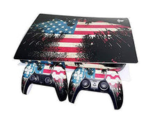 
                        
                          Load image into Gallery viewer, YK MALL PS5 Console PS5 Stickers Vinyl America Flag Skin Pattern Decals Skin Sticker - JOY2ESpree
                        
                      