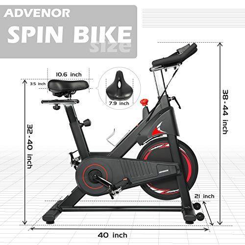 ADVENOR Magnetic Resistance Exercise Bike, Indoor Stationary Bikes - JOY2ESpree